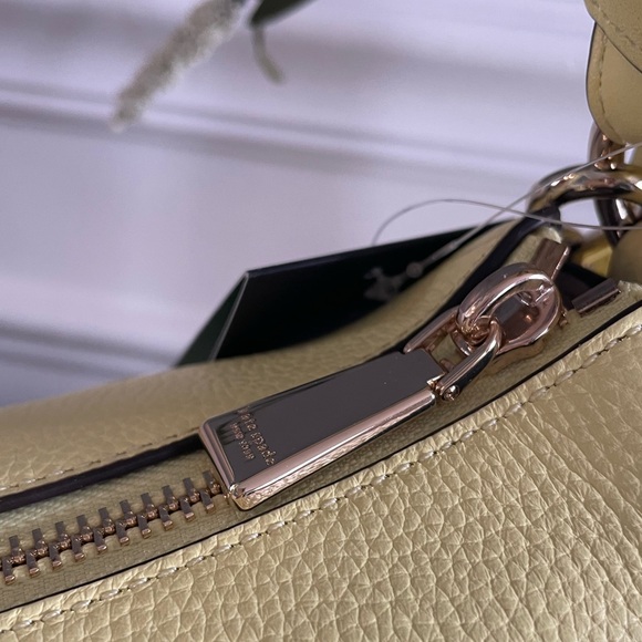 Kate Spade Knott Whipstitch Crossbody Satchel-Suns Out Yellow - Picture 8 of 10